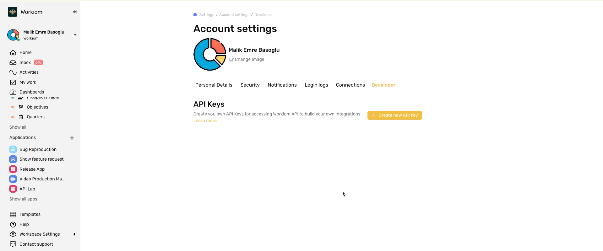 إدارة مفاتيح API متعددة صورة